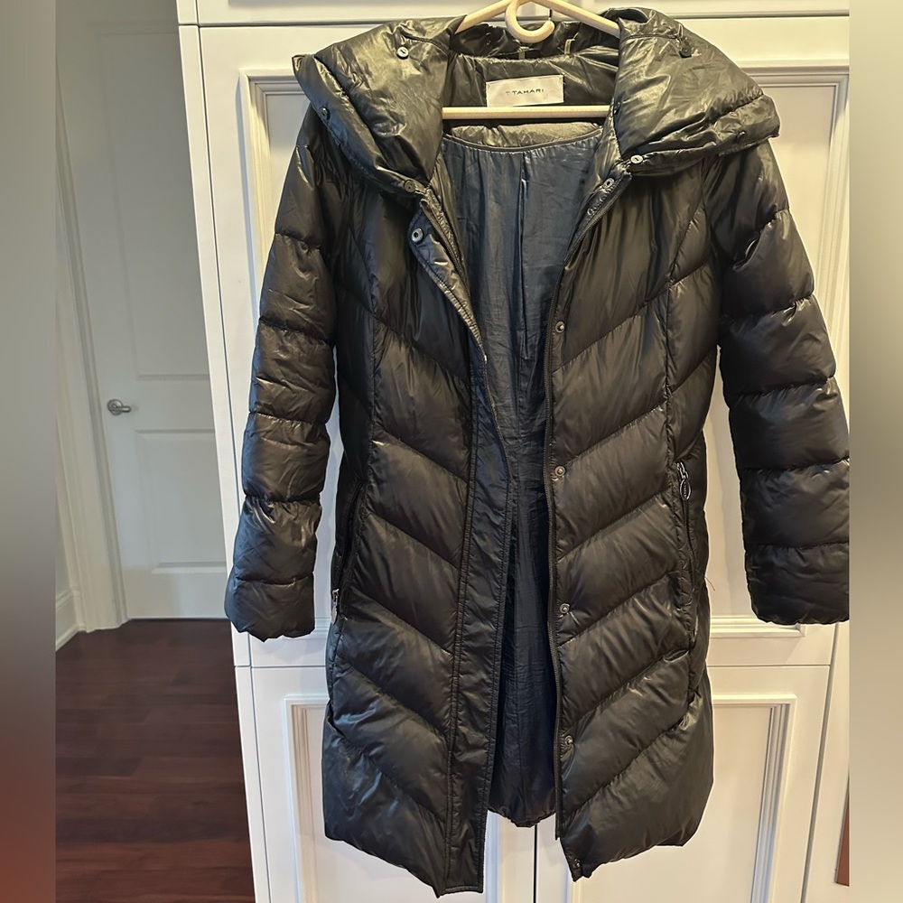 Gently used Tahari full length puffer